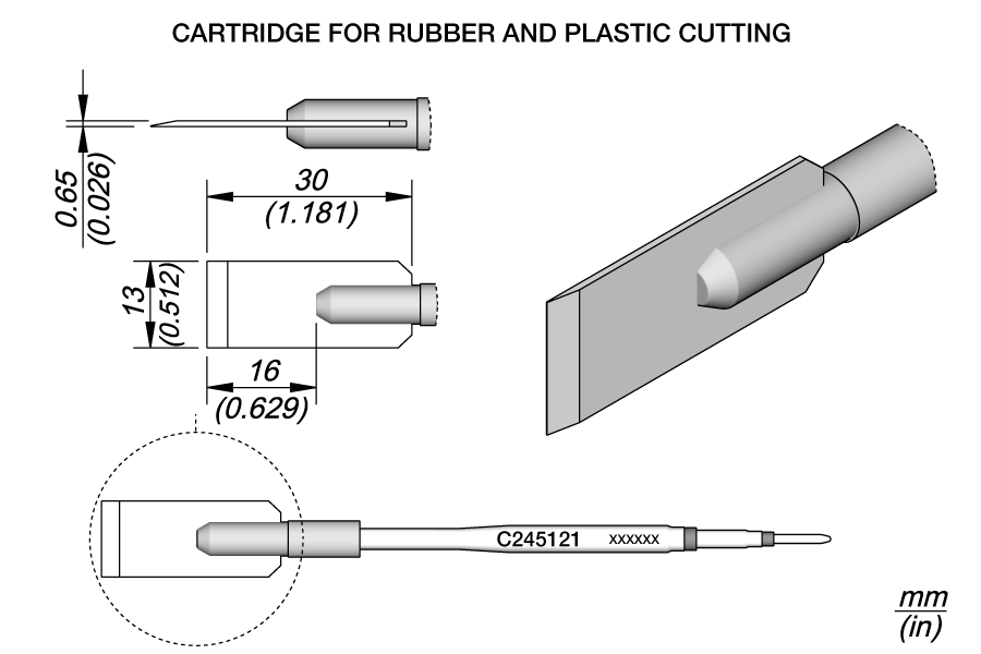 C245121 - Cutter Cartridge 13